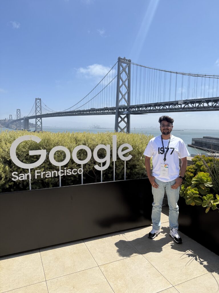Gaurav Chaulagain in Google Office in San Francisco